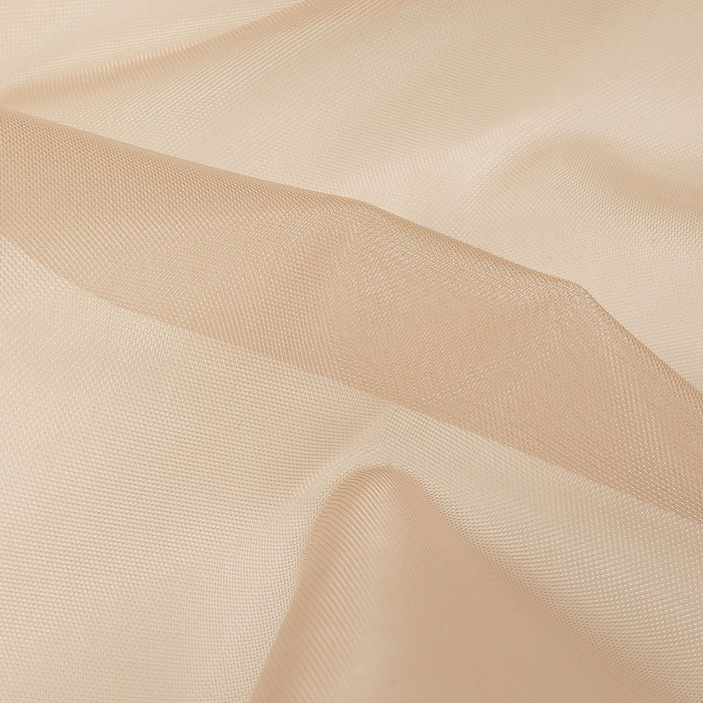Stiff Polyester Organdy - Nude - Rhiannon Collection Folded
