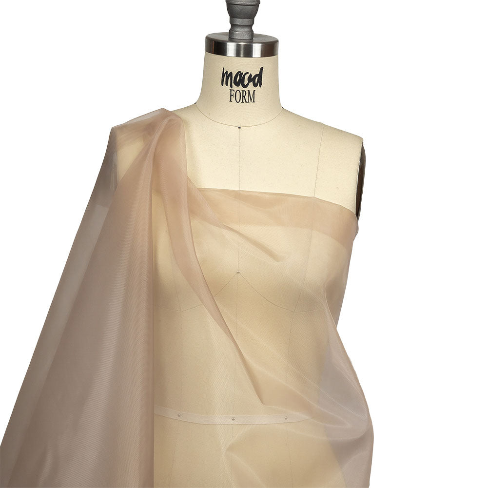 Stiff Polyester Organdy - Nude - Rhiannon Collection Detail