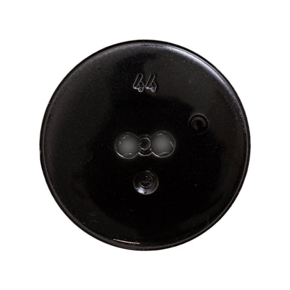 Italian Black Gravel 2-Hole Button - 44L/28mm - Detail