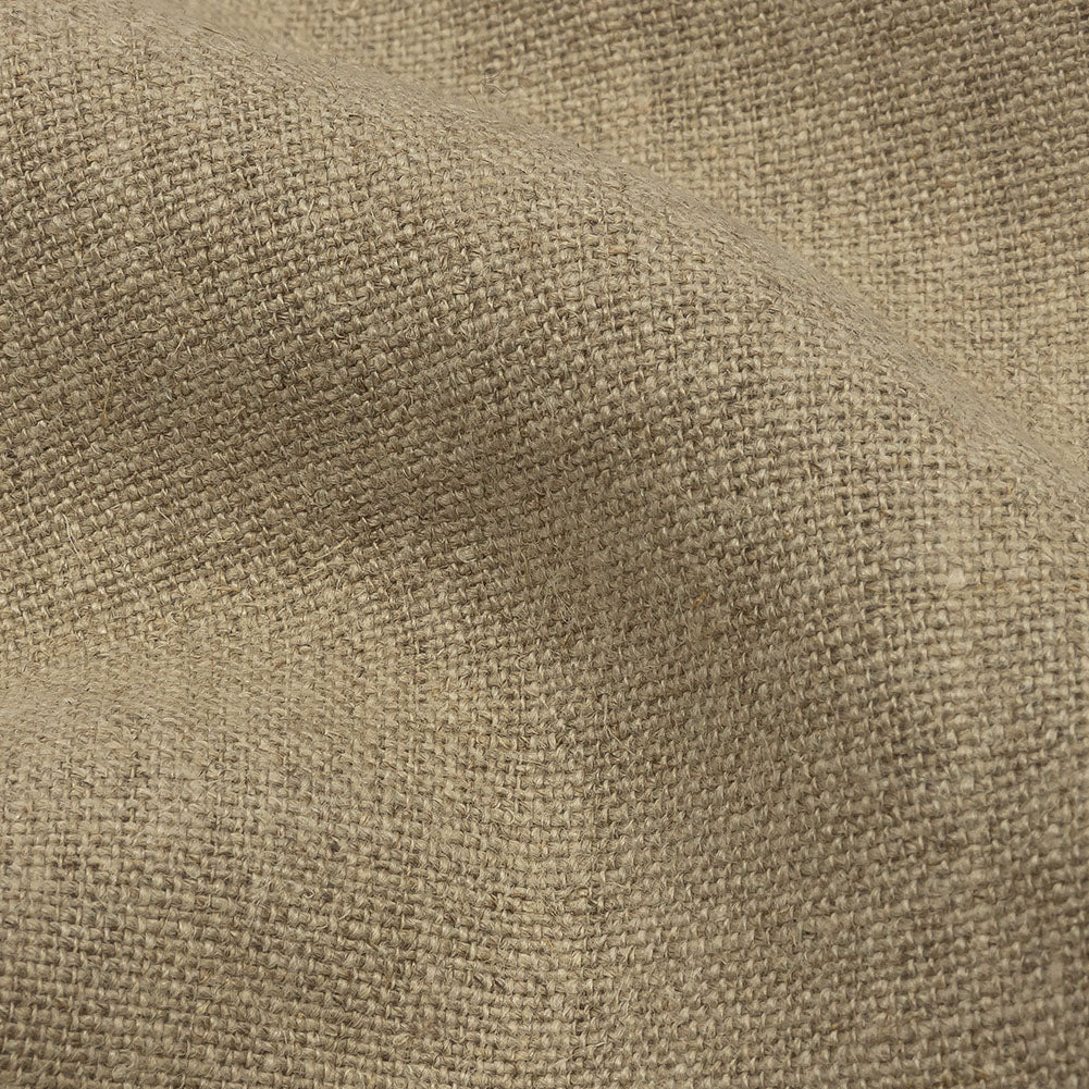 Natural Heavyweight Linen Woven - Detail