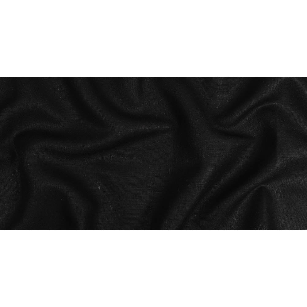 Black Heavyweight Linen Woven Full