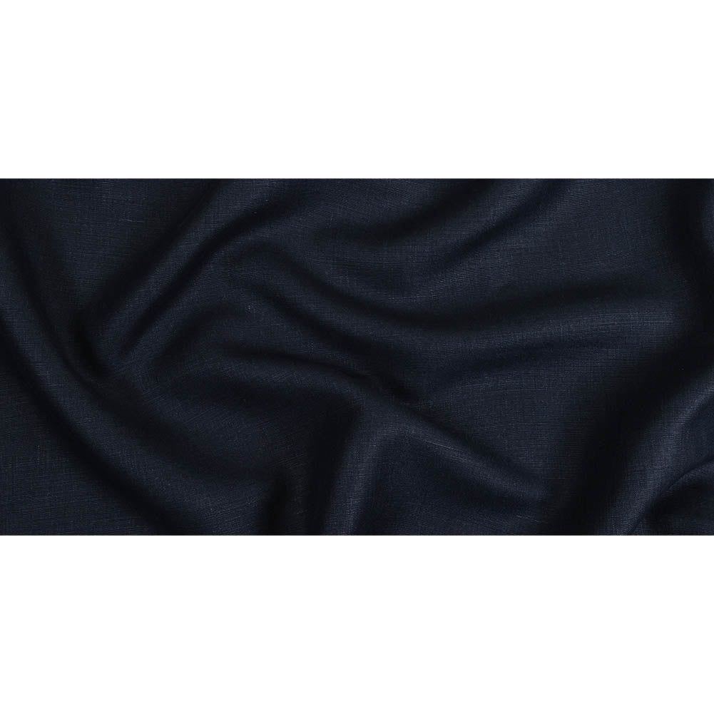 Navy Heavyweight Linen Woven - Full