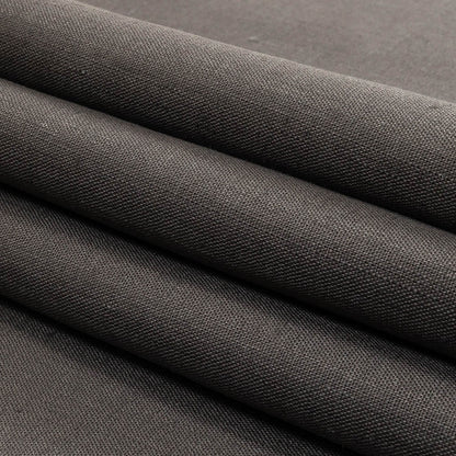 Smoke Gray Heavyweight Linen Woven - Folded
