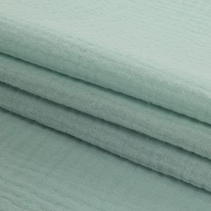 Talamanca Dark Mint Double Cotton Gauze - Folded