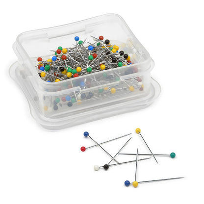 Dritz Ball Point Pins - 1.0625" Assorted Colors - 175 ct Folded