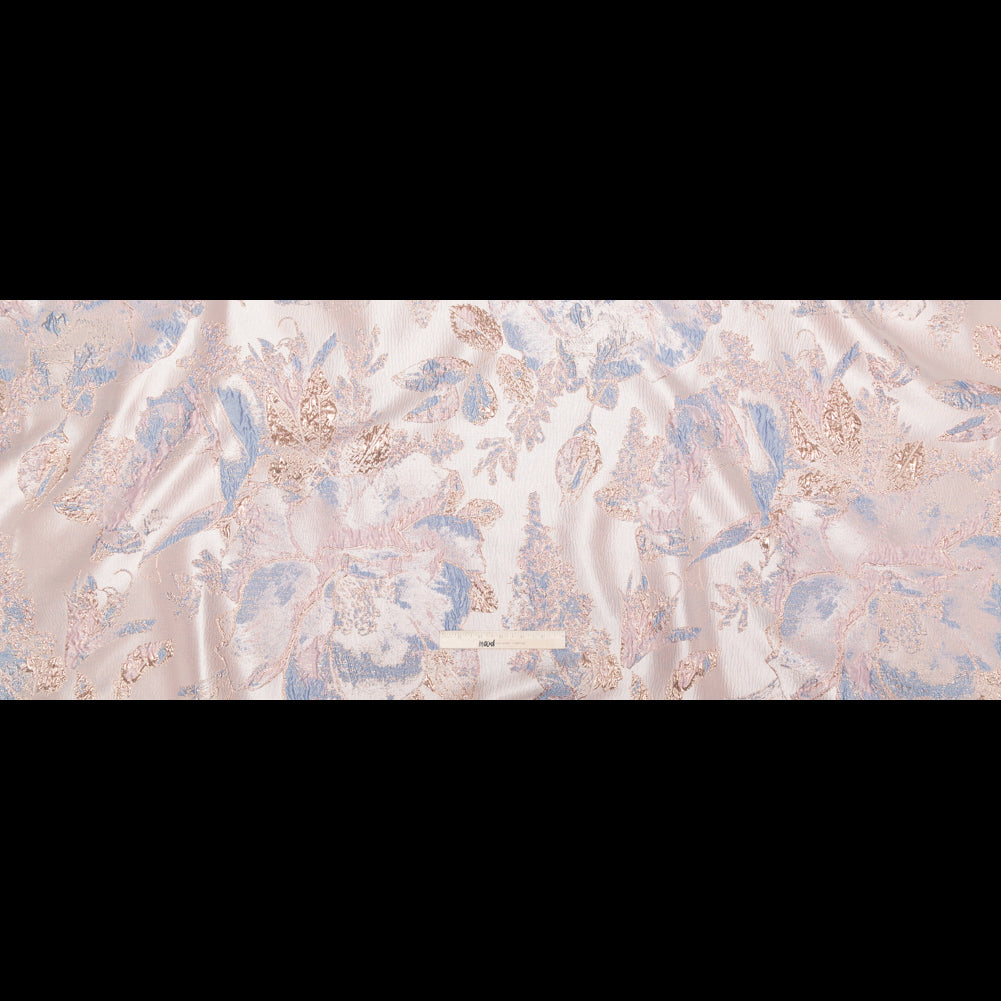 Metallic Bright Gold, Almond Blossom and Aleutian Floral Luxury Brocade - Full