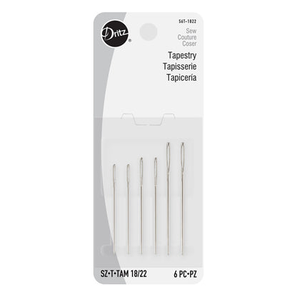 Dritz Tapestry Hand Needles - Size 18/22 - 6pc