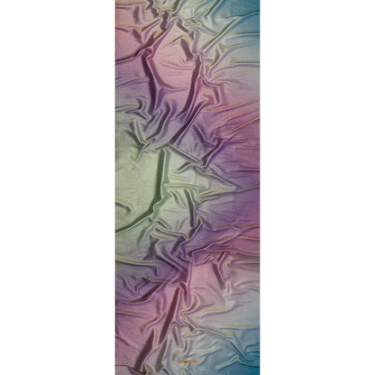 Metallic Pastel Purple, Blue and Gold Polyester Lame - Full