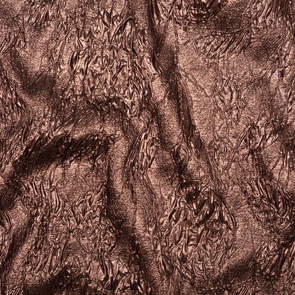 Metallic Pine Cone Crinkled Luxury Brocade