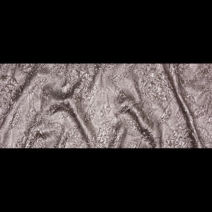 Metallic Cinder Crinkled Luxury Brocade - Full