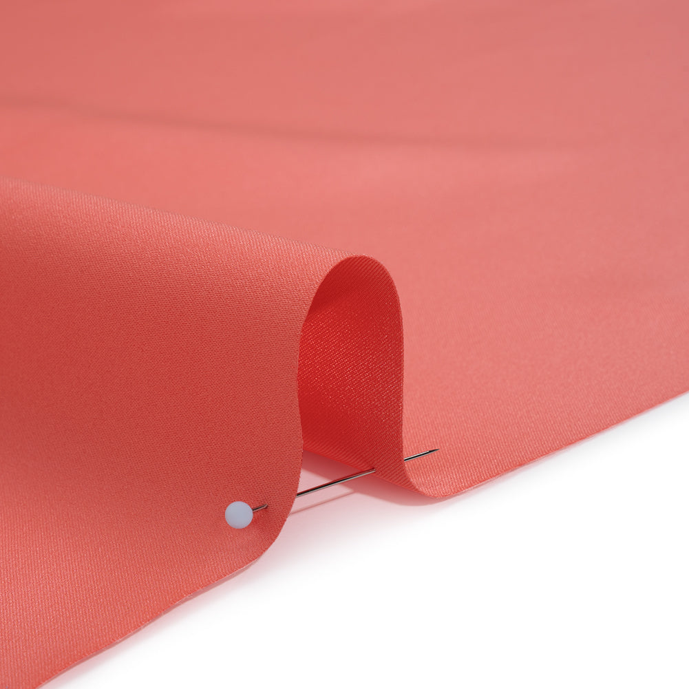 Polyester Satin - Fiesta Coral - Reverie Collection - Detail