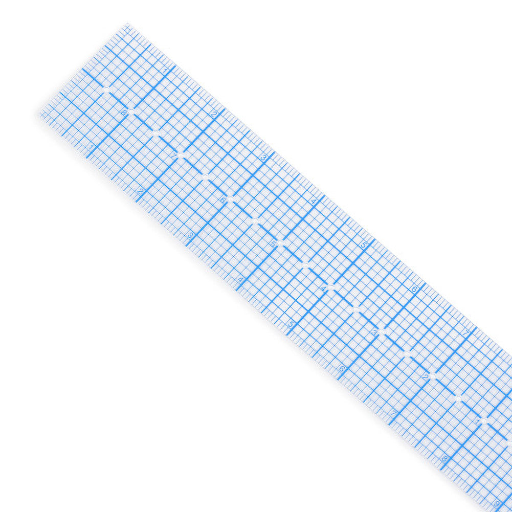 Dritz Quilter's See-Thru Drafting Ruler - 18" x 2" - Folded