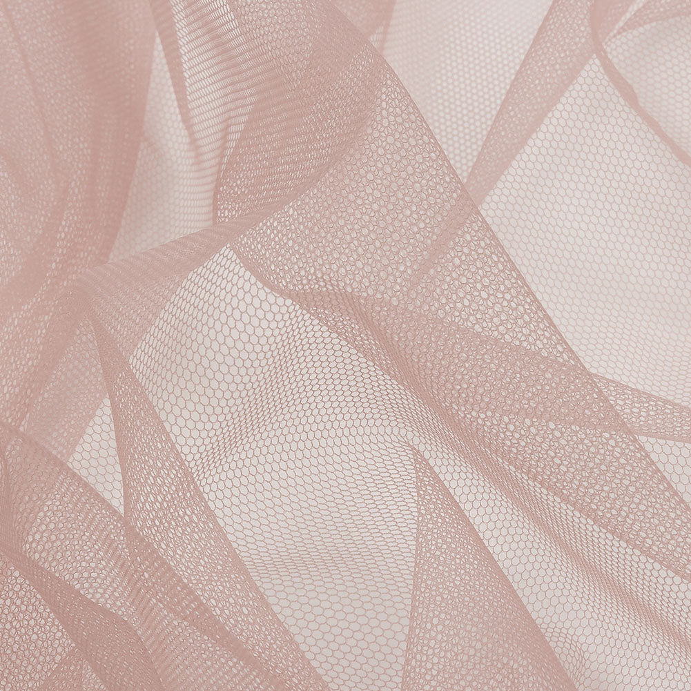 Leonardo Dusty Pink Soft Nylon Tulle - Folded