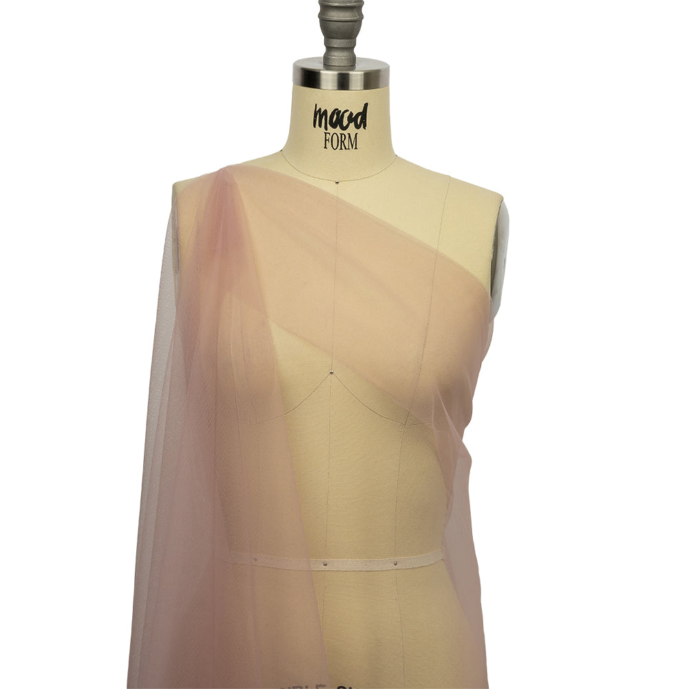 Leonardo Dusty Pink Soft Nylon Tulle - Detail