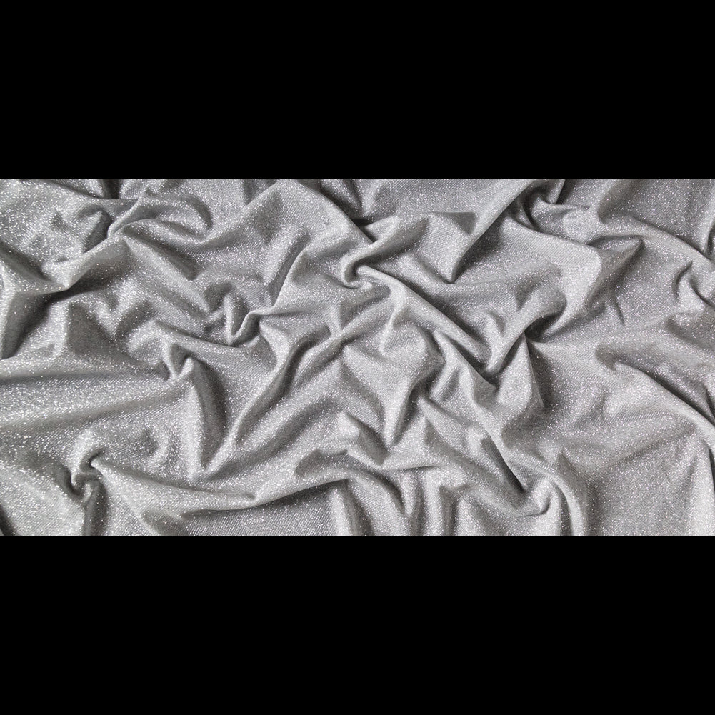 Two-Tone Galaxy Lame - White - Andromeda Collection Folded