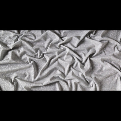 Two-Tone Galaxy Lame - White - Andromeda Collection Folded