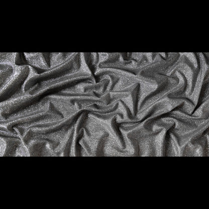 Andromeda Dark Silver Two-Tone Galaxy Lame - Folded
