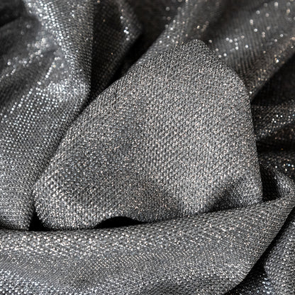 Andromeda Dark Silver Two-Tone Galaxy Lame - Full