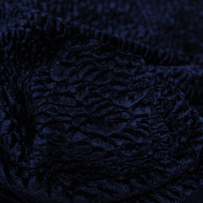 Premium Dark Navy Faux Persian Lamb Fur - Full