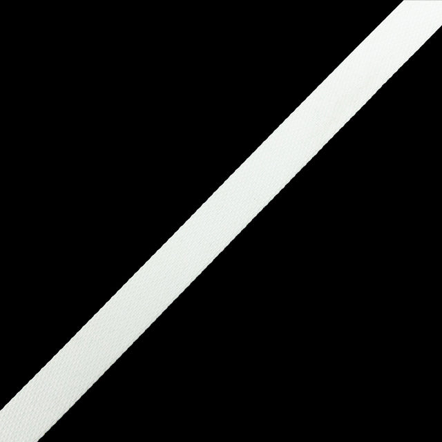 Italian White 1.10 mm Gauge Webbing - 0.875