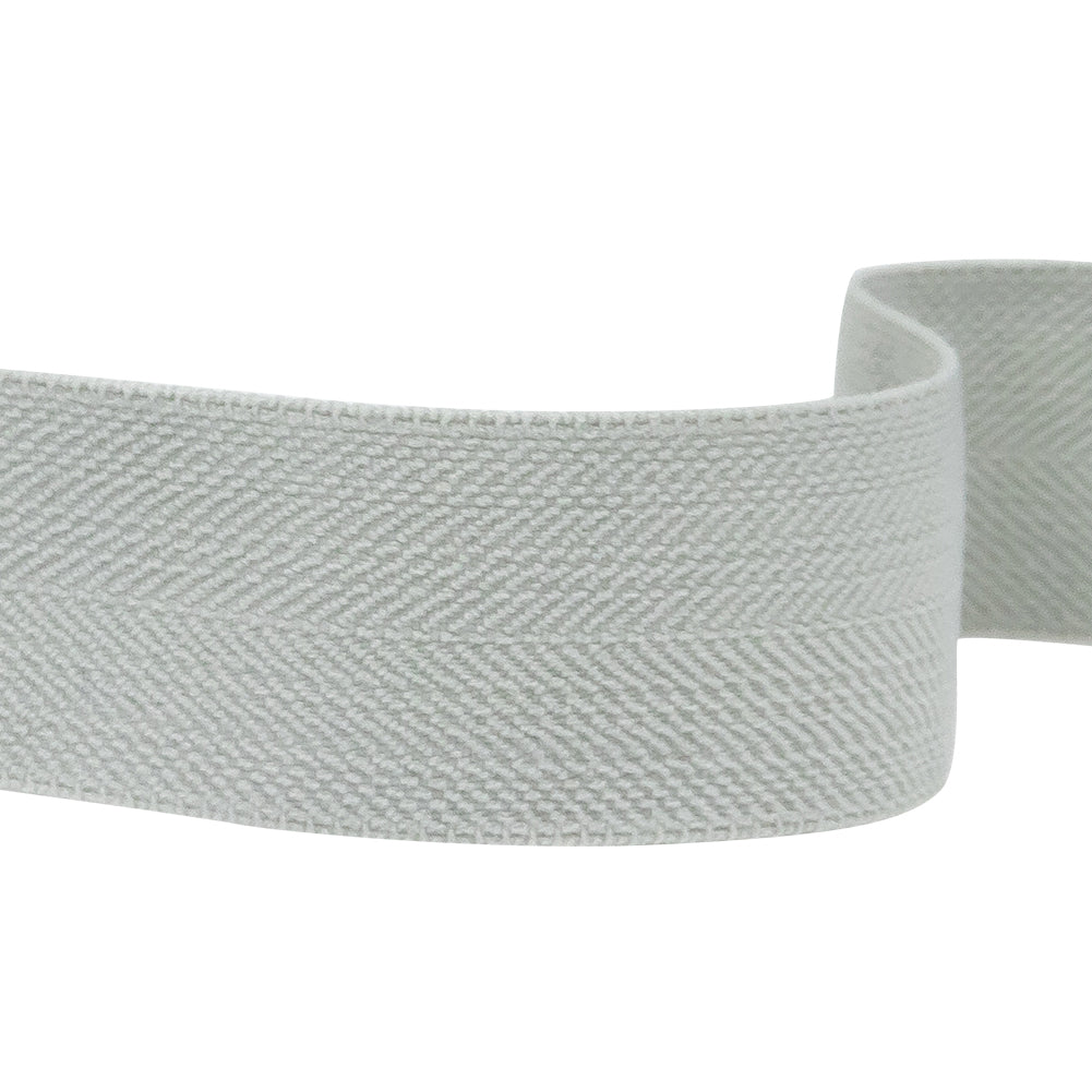 Italian Gray Stretch Twill Tape - 1" Detail