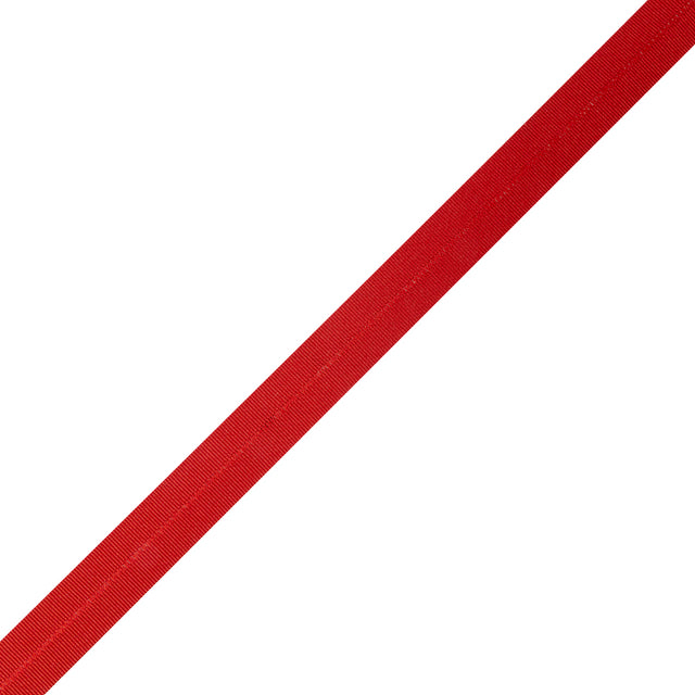 Italian Red Foldover Grosgrain Ribbon - 0.8125"