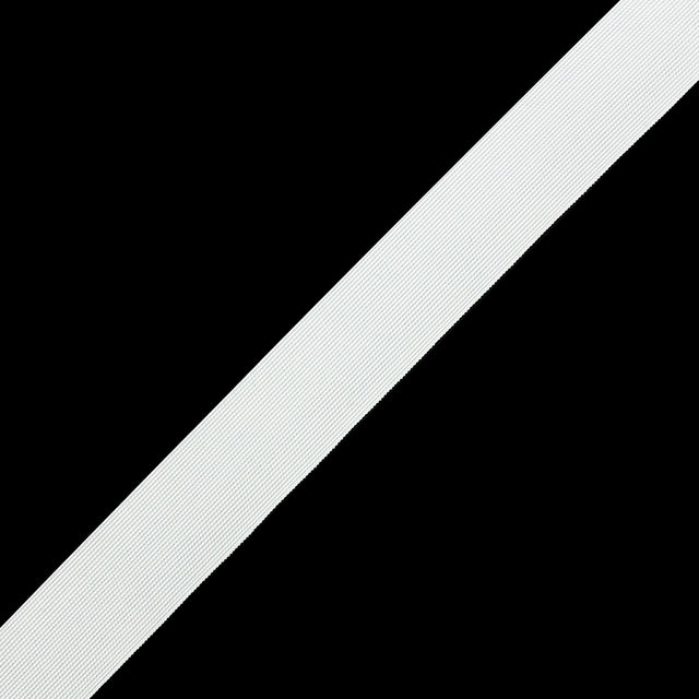 Italian White 0.63 mm Gauge Webbing - 1.375