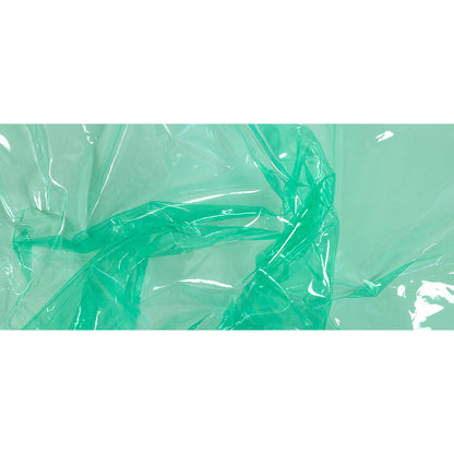 Aqua-Tinted Clear Vinyl - 10 Gauge - Farbe Collection Folded