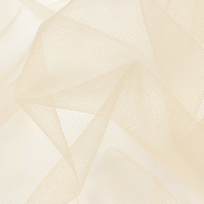 Vanilla Leonardo Soft Nylon Tulle - Folded