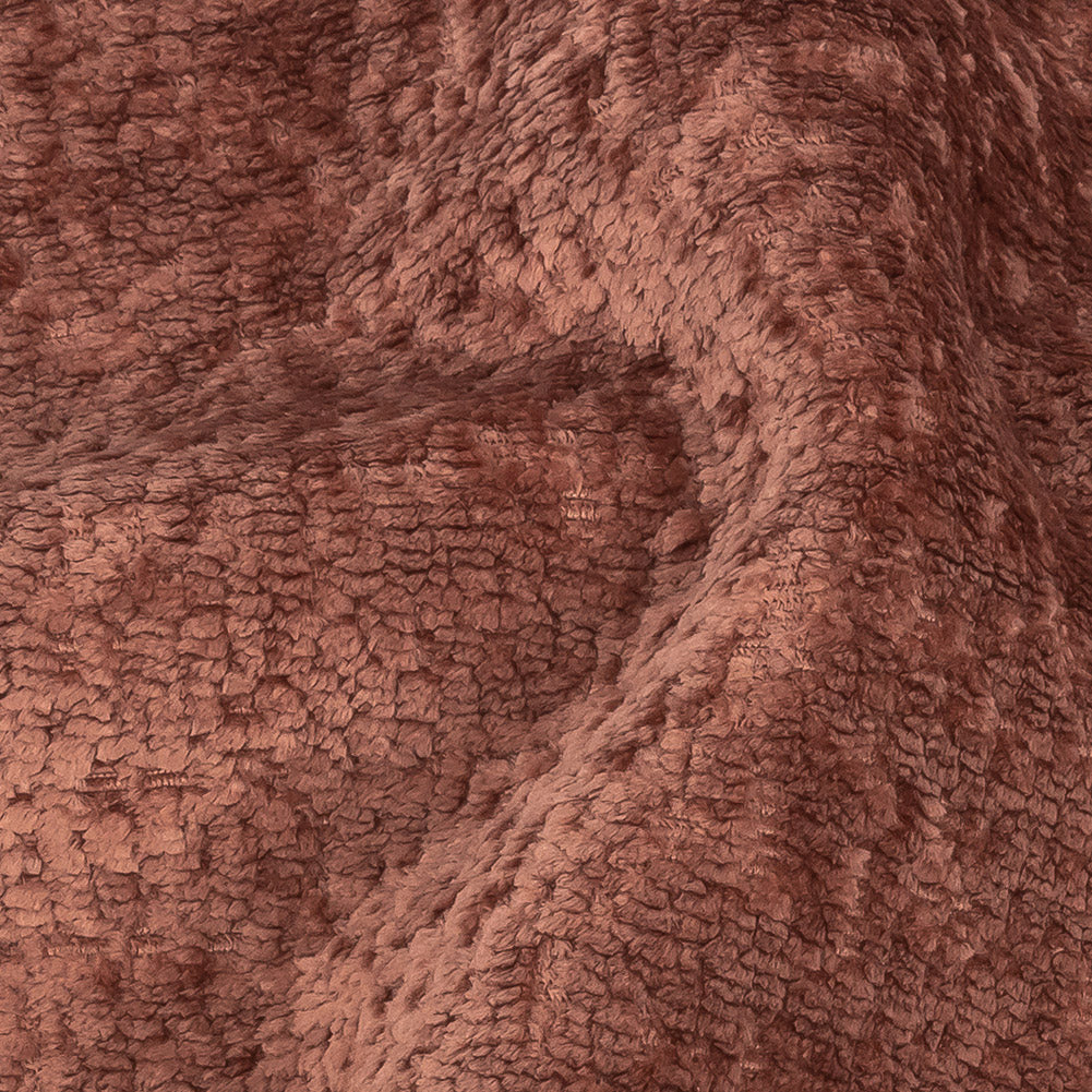 Crypton Hesse Dusty Rose Tactile Polyester Chenille - Detail