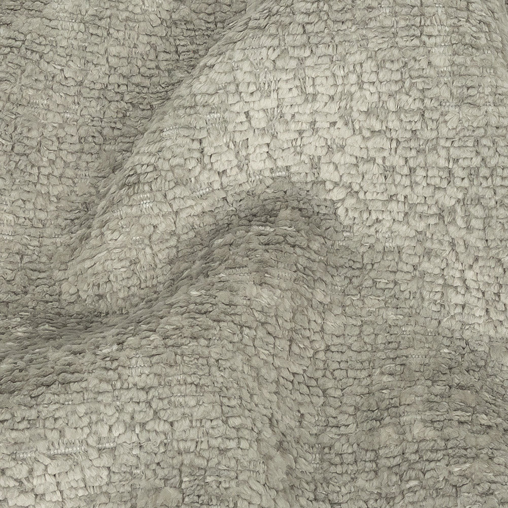 Crypton Hesse Gray Tactile Polyester Chenille Detail