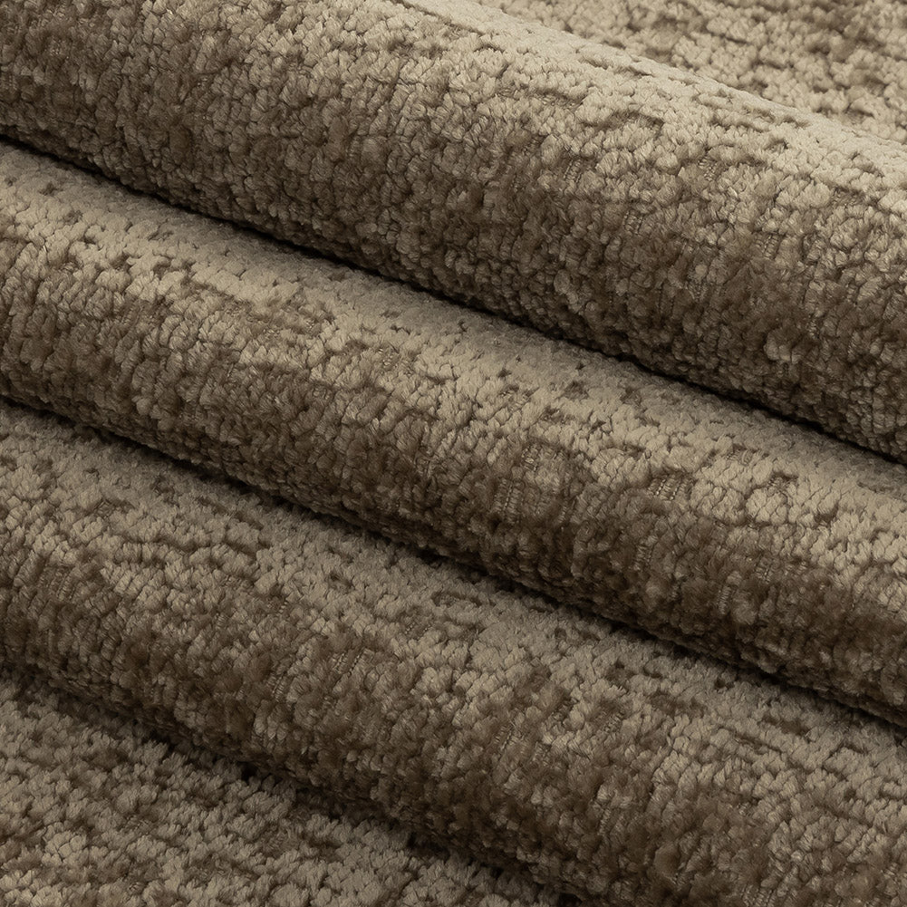 Crypton Hesse Mushroom Tactile Polyester Chenille - Folded
