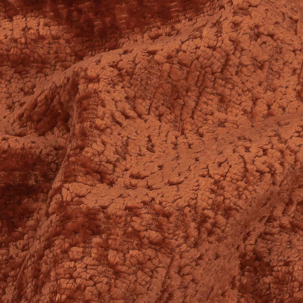Crypton Hesse Wood Rose Tactile Polyester Chenille Detail