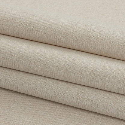 Crypton Sunday Eggshell Brushed Polyester Canvas - Folded