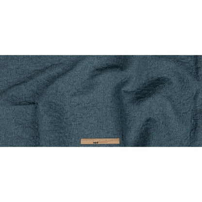 Crypton Tolkie Blue Geometric Embossed Upholstery Fabric - Full