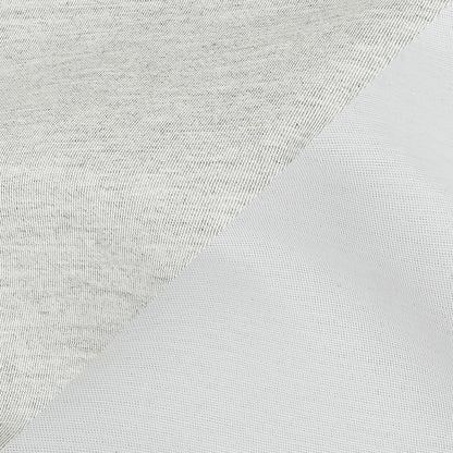 Heathered Gray and White Reversible Double Wide Twill Detail