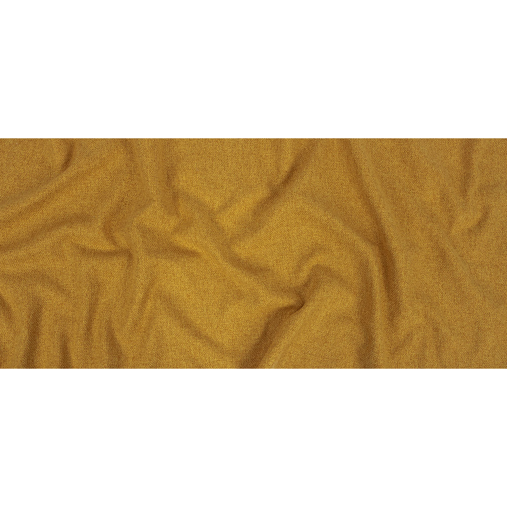 Mustard Basketwoven Polyester and Cotton Home Decor Fabric Full