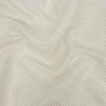 Ivory Minute Diamond Blended Polyester Jacquard