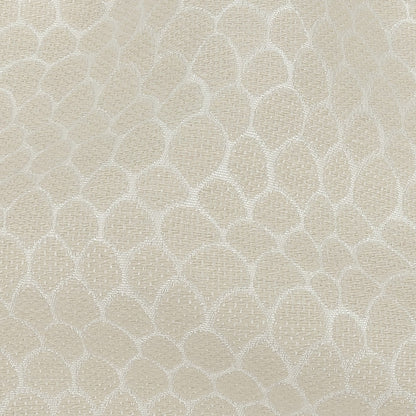 Ivory Scaled Blended Polyester Jacquard Detail