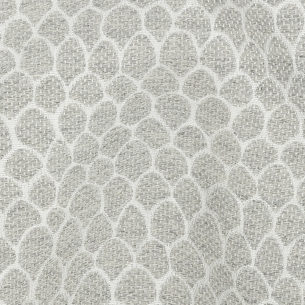 Silver Scaled Blended Polyester Jacquard Detail