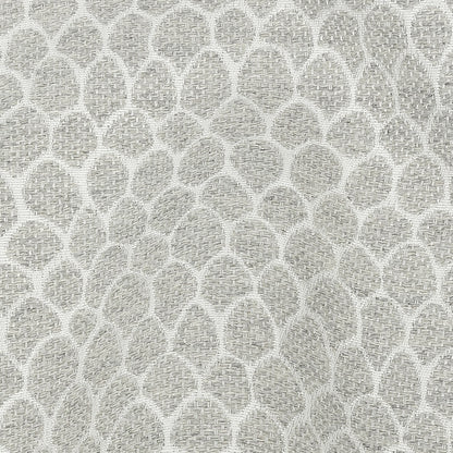 Silver Scaled Blended Polyester Jacquard Detail