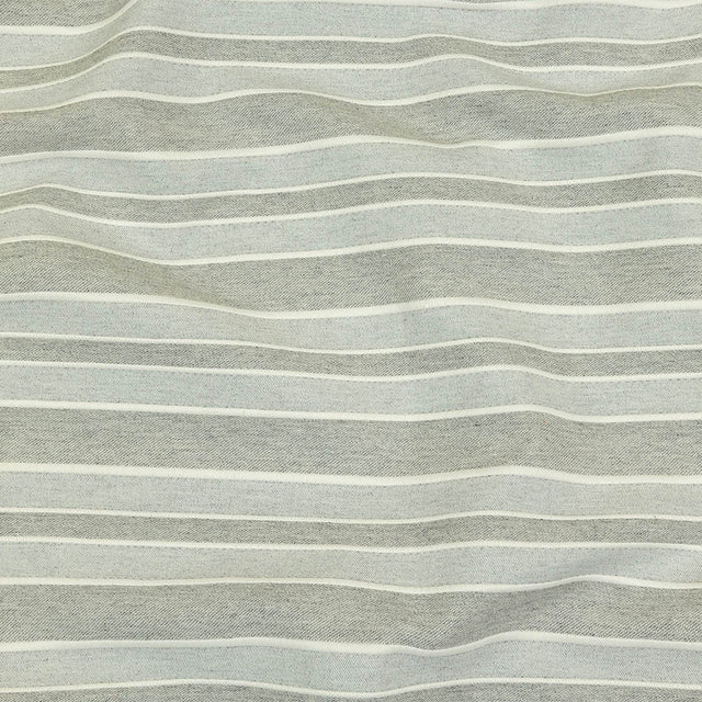 Gray and Sugar Swizzle Tactile Striped Woven