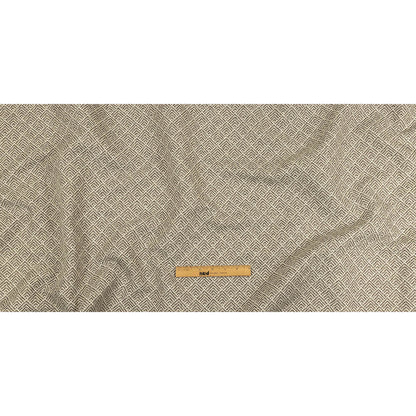 Dusty Brown and White Diamonds Upholstery Tweed - Full