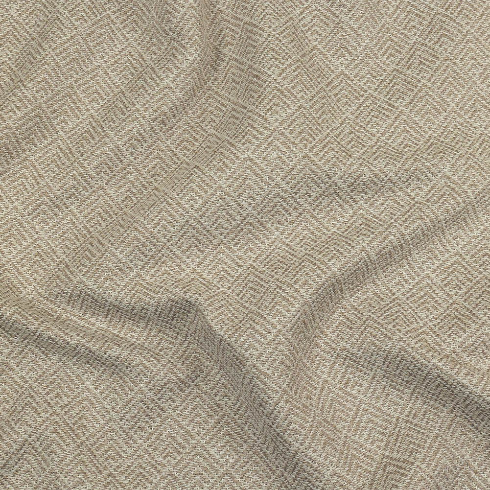 Beige and Khaki Diamonds Upholstery Tweed