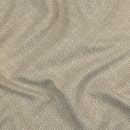 Beige and Khaki Diamonds Upholstery Tweed