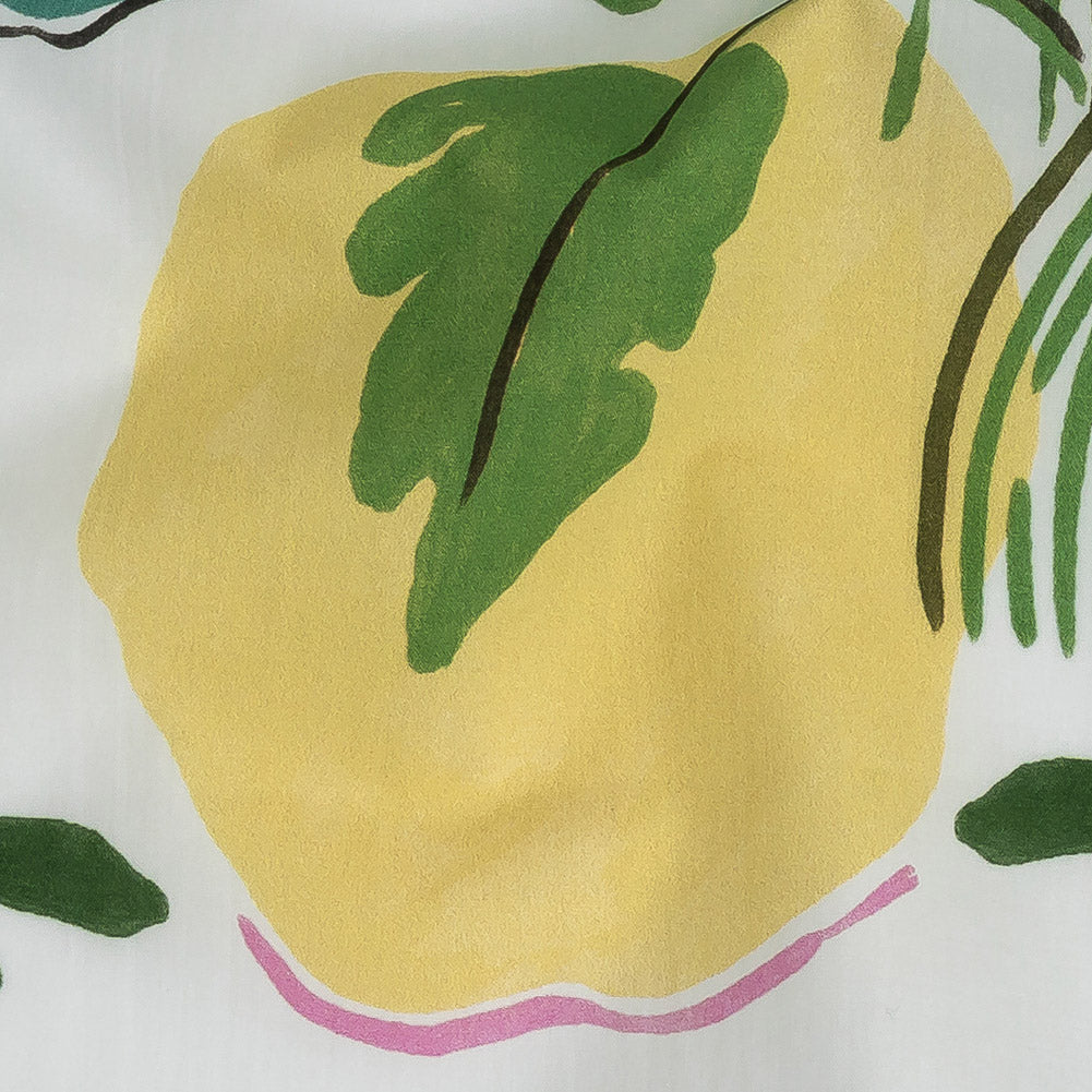 Mood Exclusive Green Belizean Season Cotton Shirting - Detail