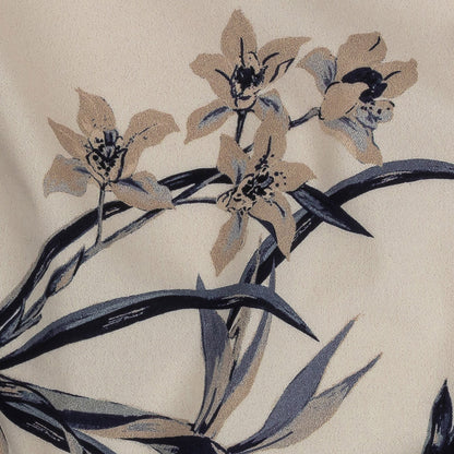 Mood Exclusive Ivory Soft Shadows Stretch Cotton Twill Detail