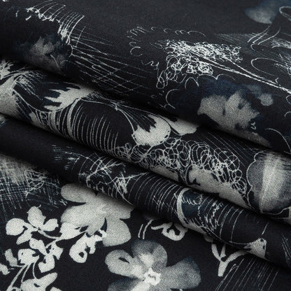 Mood Exclusive Midnight En Plein Air Stretch Cotton Poplin Folded