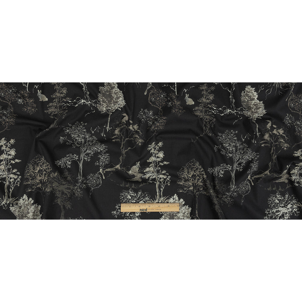 Mood Exclusive Smoke Old Growth Stretch Cotton Poplin - Full