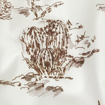 Mood Exclusive Cactus Charisma Stretch Cotton Poplin - Detail